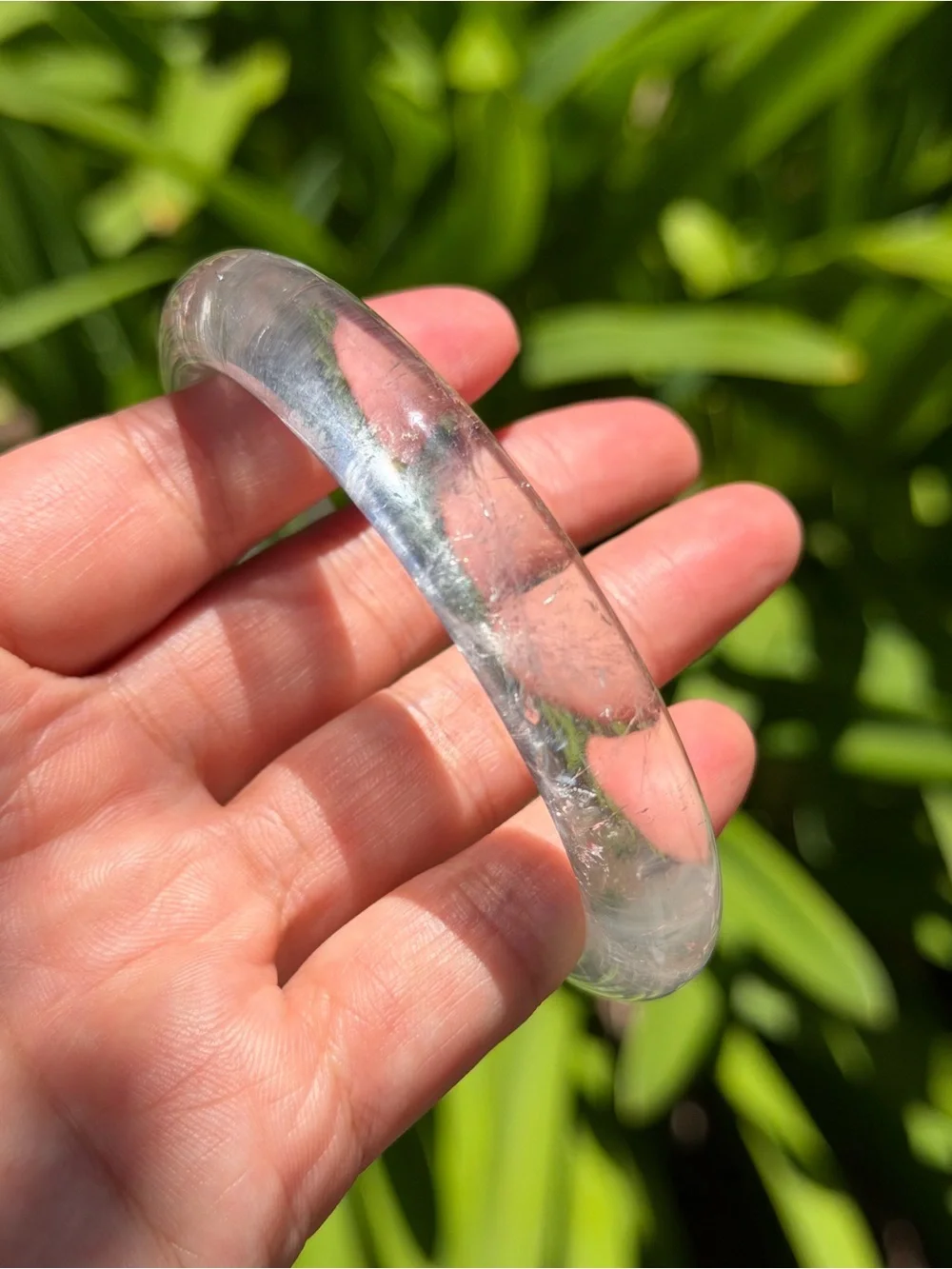 65mm inner diameter high quality clear quartz bangle 1560
